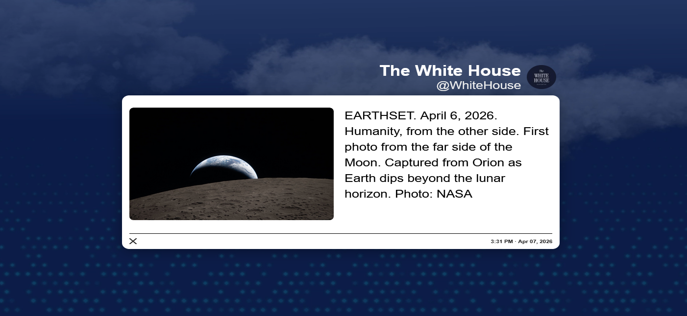 Broadcast graphic generated from the X post